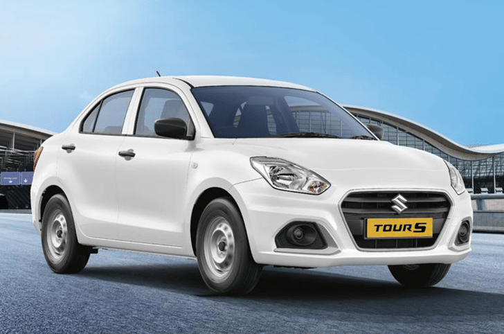 Sedan taxi parked and ready for a local hire in Agra